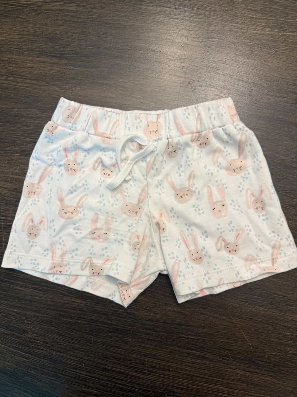 The Proper Peony Kids Bunny Print Cotton Shorts - great for Easter